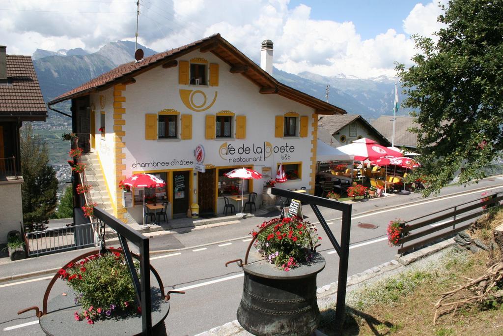 B&B Café de la Poste Agettes Exterior foto